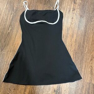 Black and white athletic dress